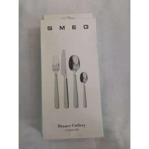 SMEG Stainless Steel 4 Piece Cutlery Set European-Style - Picture 1 of 6